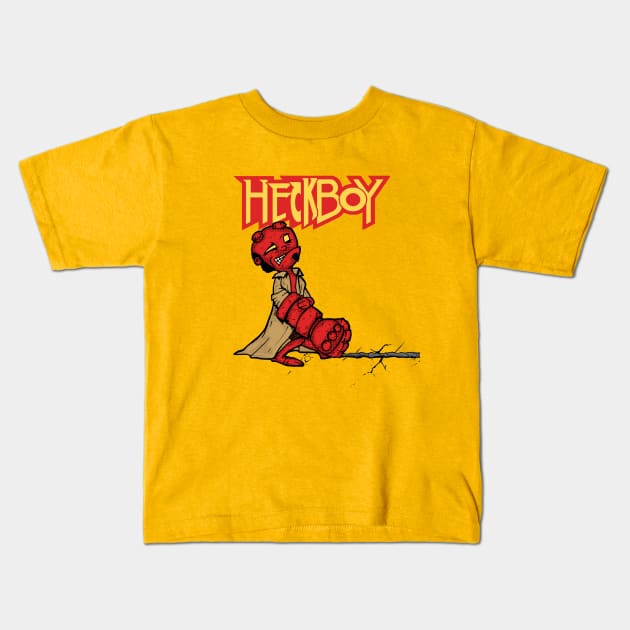 Heckboy Kids T-Shirt by Fitzufilms